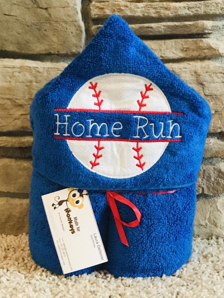 Baseball Hooded Towel