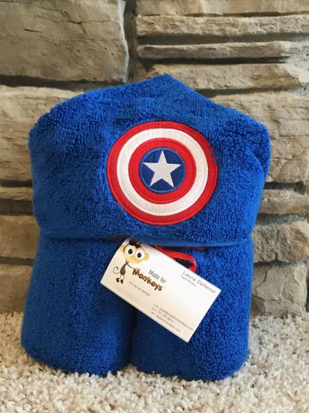 Captain Hero Hooded Towel