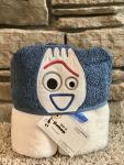 Fork Hooded Towel-blue