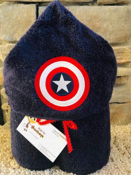Captain Hero Hooded Towel