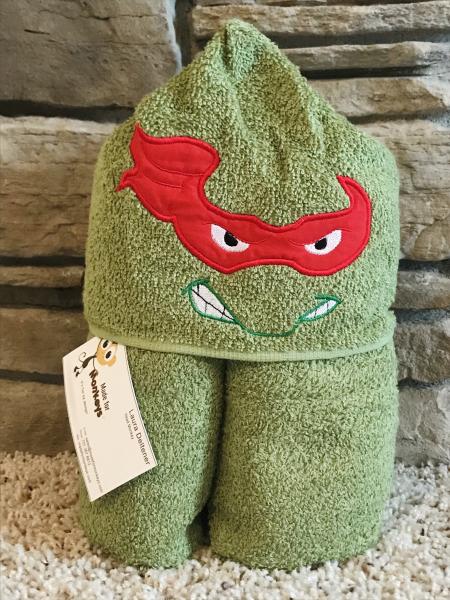 Raphael Hooded Towel-sage green