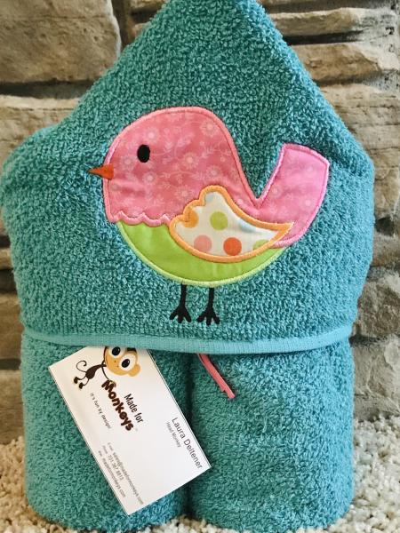 Bird Hooded Towel