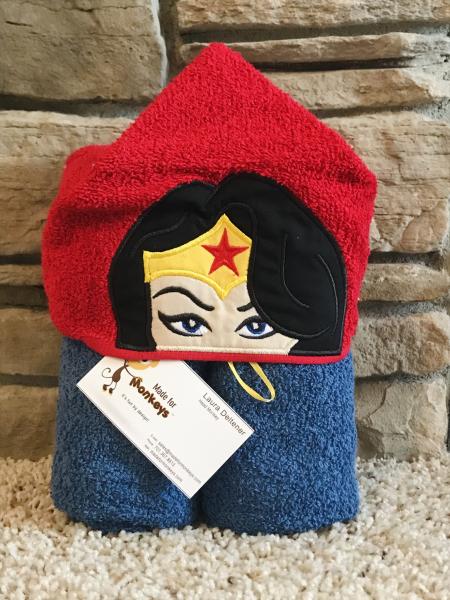 Woman Hero Hooded Towel picture