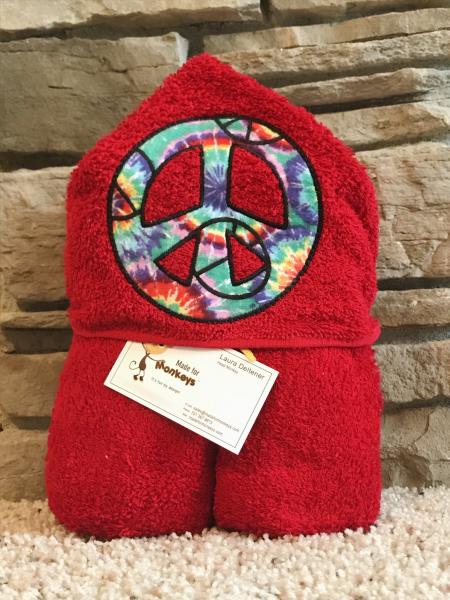 Peace Hooded Towel picture