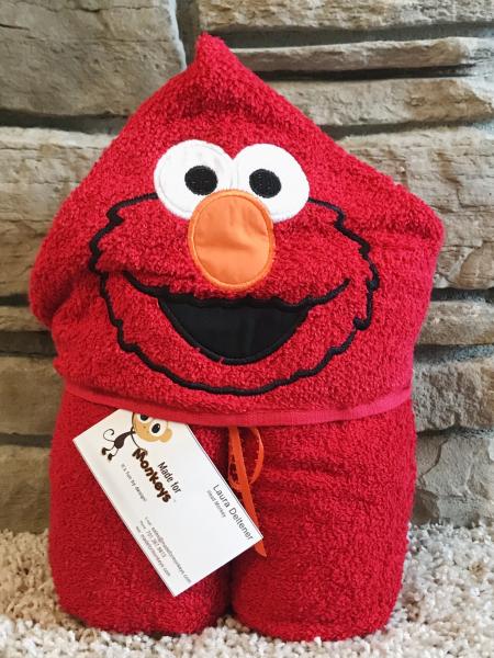 Red Monster Hooded Towel picture