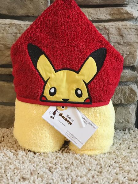 Pikachu Hooded Towel