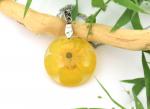 Yellow Buttercup Flower necklace