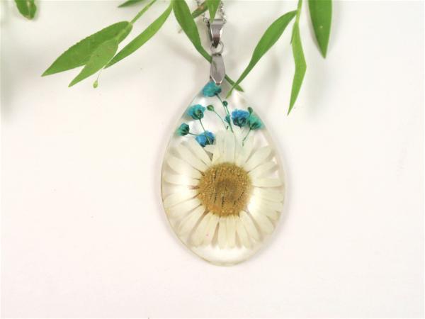 Real Daisy Necklace, Birth Month flower April picture