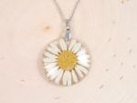 Real Daisy Necklace, Birth Month flower April