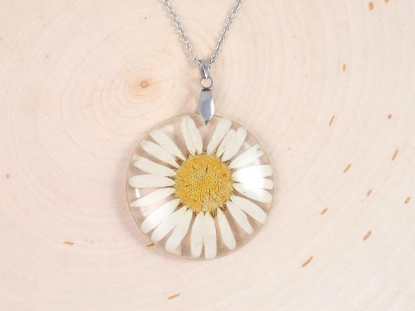 Real Daisy Necklace, Birth Month flower April picture