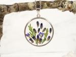 Botanical Necklace with real flowers