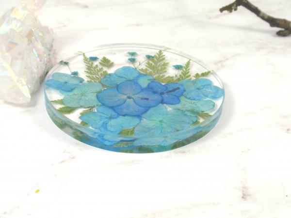 Real flower resin coaster home decor decorative tile picture