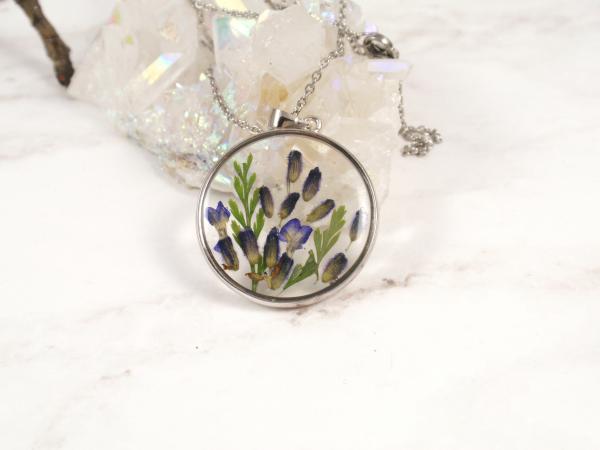 Botanical Necklace with real flowers picture