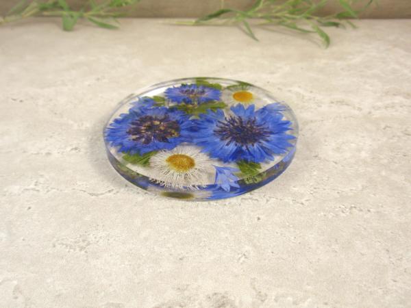 Home decor Real flower resin coaster picture