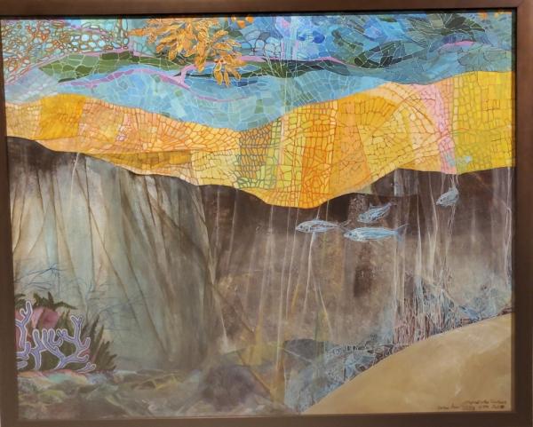Myriad in the Shallows, Section A (Section A, The Sawfish Painting)
