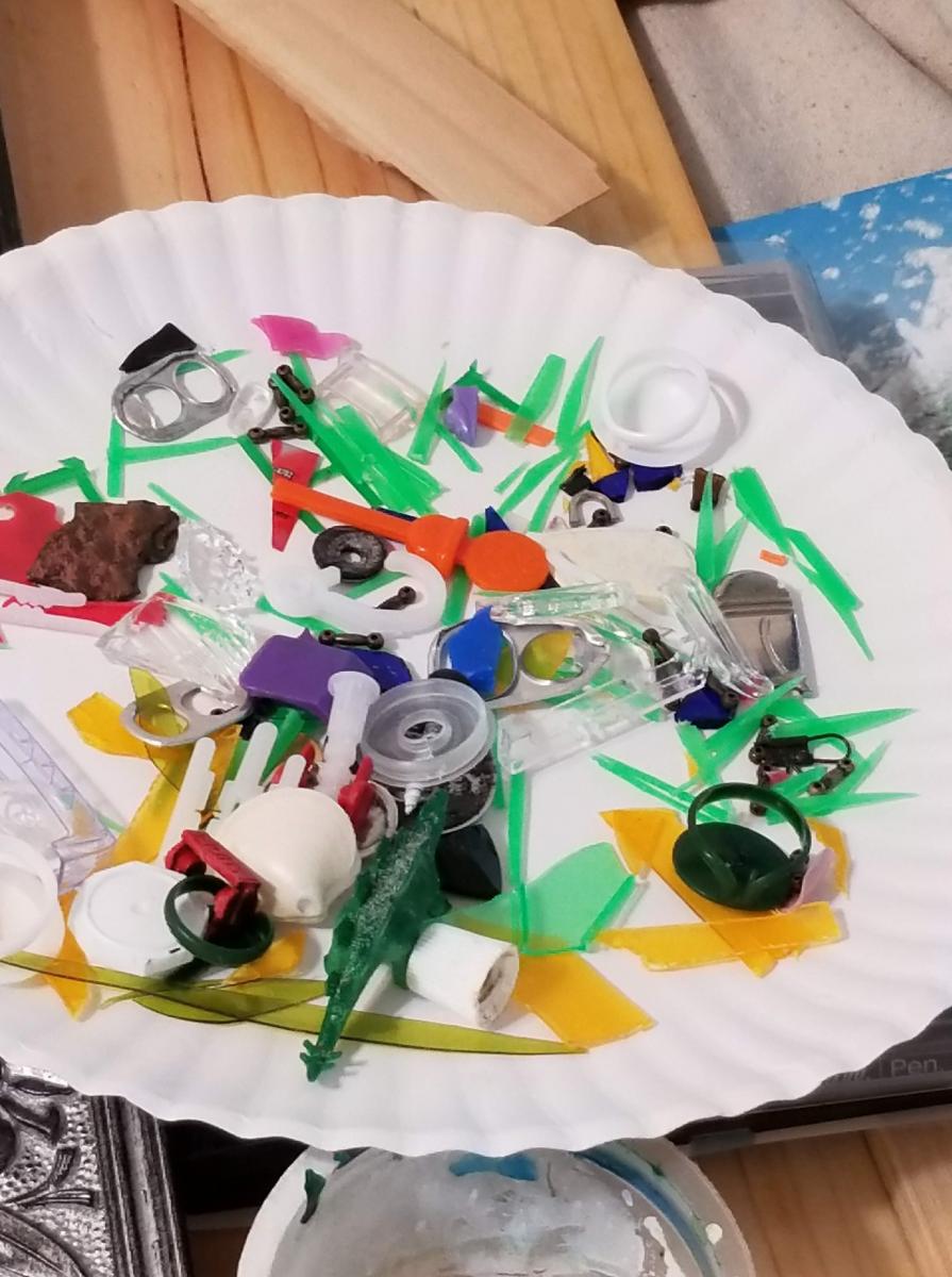 Red Sails, Shards and Bling Series #3 â— Original picture