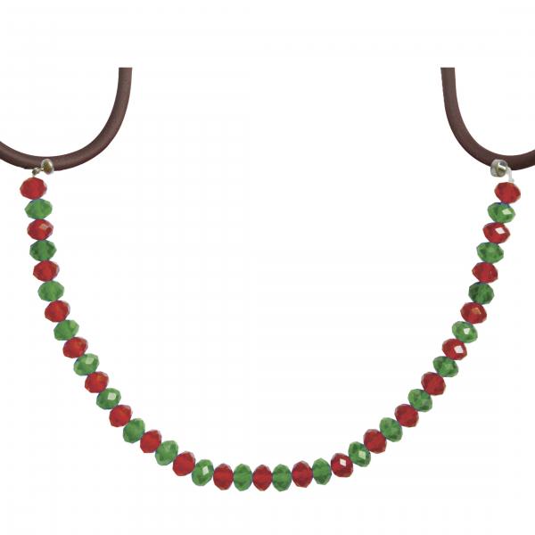 HOLIDAY CHANDELIER MAKEOVER KIT - (3) Holiday Ball + (3) 12" Red/Green Garland picture