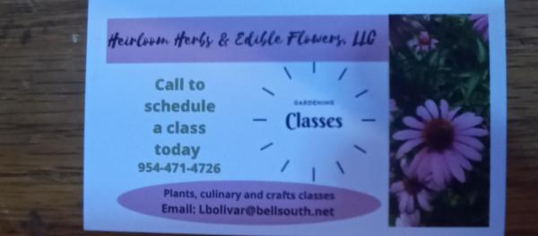 Heirloom Herbs & Edible Flowers, LLC