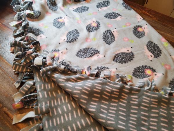 Hedgehog Fleece Blanket picture