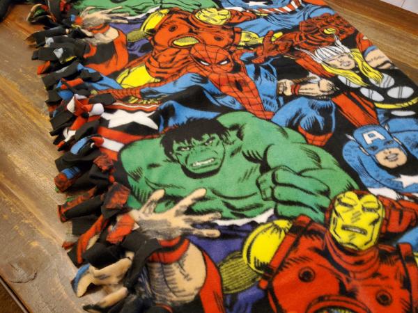Marvel Comic Fleece Blanket picture