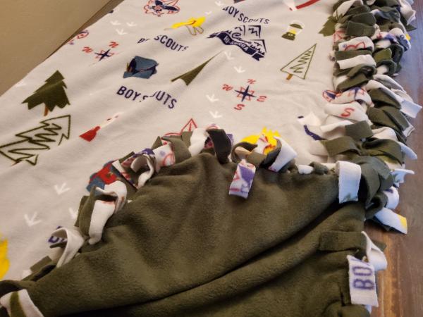 Boy Scout Fleece Blanket