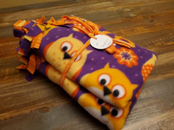 Sunset Owls FleeceBlanket picture