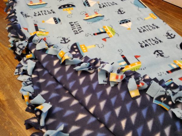 Little Sailor Fleece Blanket picture