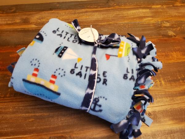 Little Sailor Fleece Blanket picture