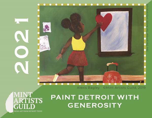 Paint Detroit with Generosity 2021 calendar