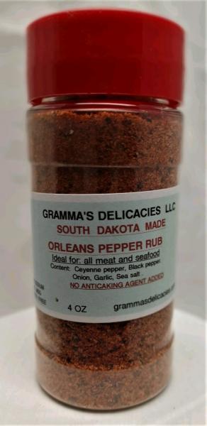 Orleans Pepper Rub SPICY