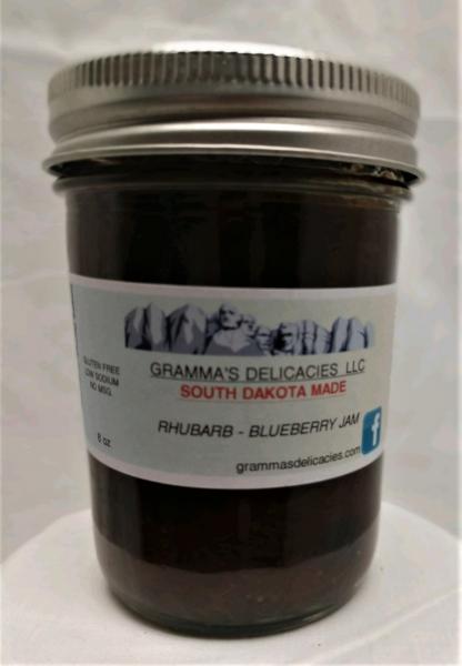 Rhubarb Blueberry Jam 8 ounce picture