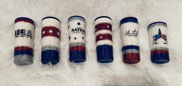 Patriotic Sparkle Mugs