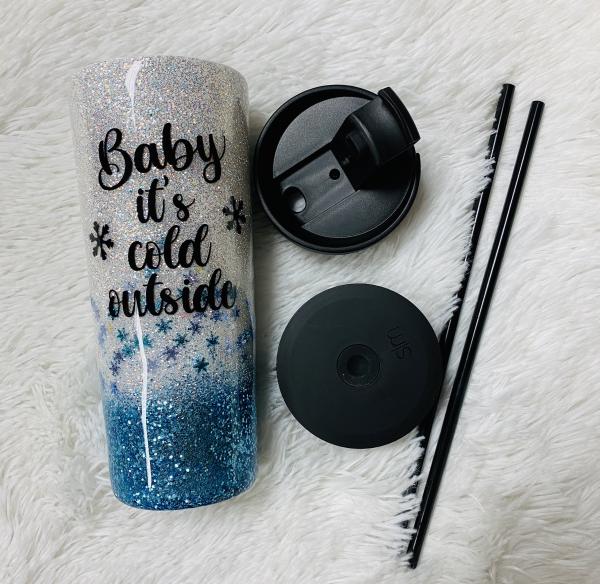 Baby It's Cold Outside Sparkle Mug picture