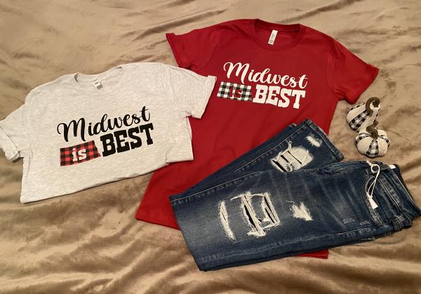 Midwest is Best Softstyle Tee picture