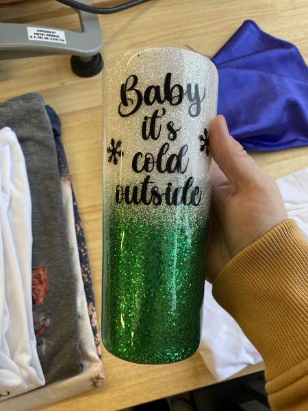 Baby It's Cold Outside Sparkle Mug picture