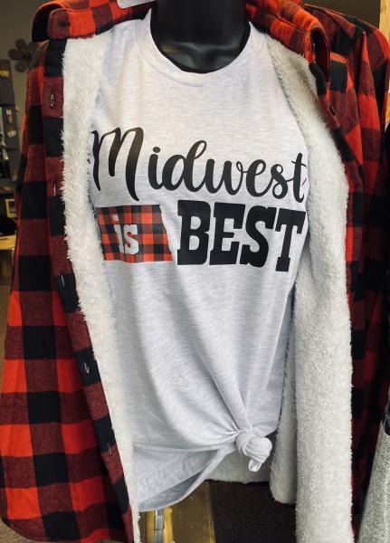 Midwest is Best Softstyle Tee picture