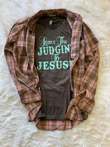 Leave the Judgin' to Jesus Softstyle Tee picture