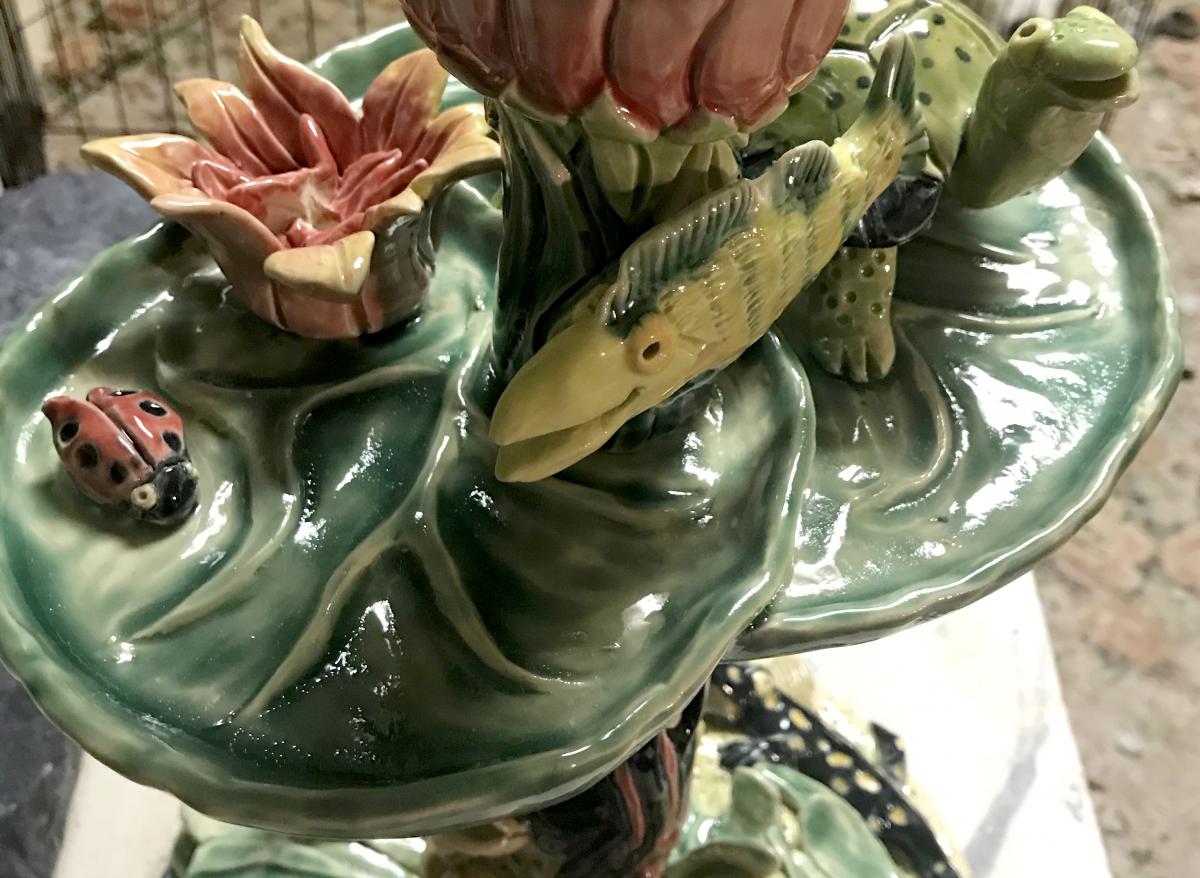 Pond Life Garden Totem picture