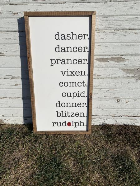 14" x 26" Dasher Dancer picture