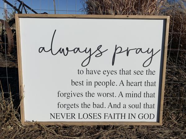 Always Pray picture