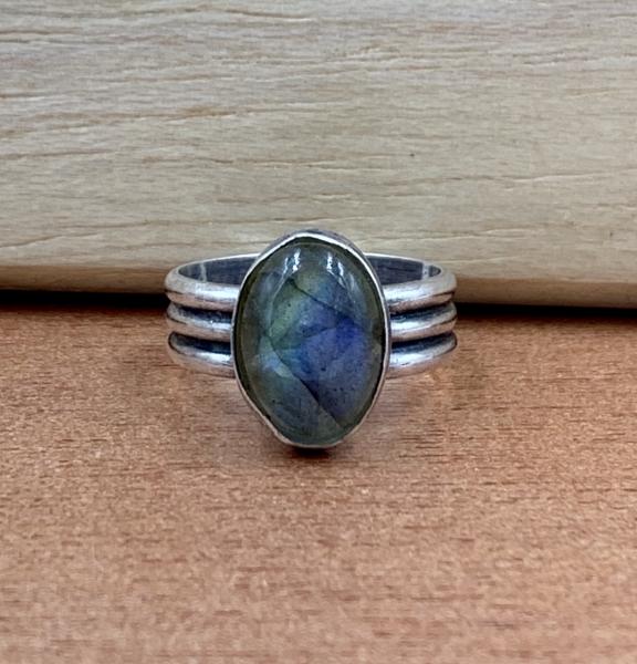 Labradorite silver ring