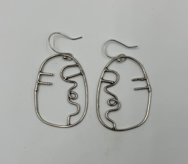 Smoochy Face earrings picture