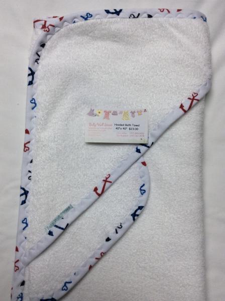 Hooded Bath Towel w/washcloth picture