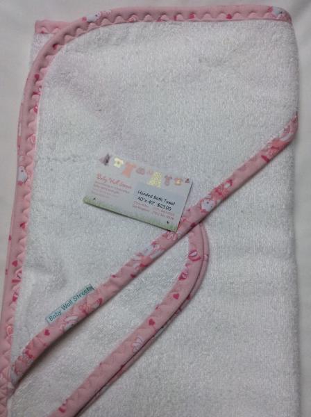 Hooded Bath Towel w/washcloth picture