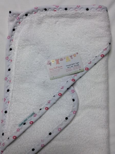 Hooded Bath Towel w/washcloth picture