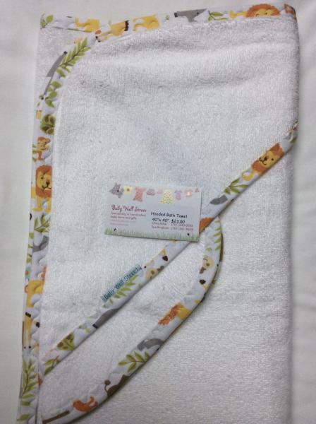 Hooded Bath Towel w/washcloth picture