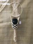 Macrame hoop mason jar planter