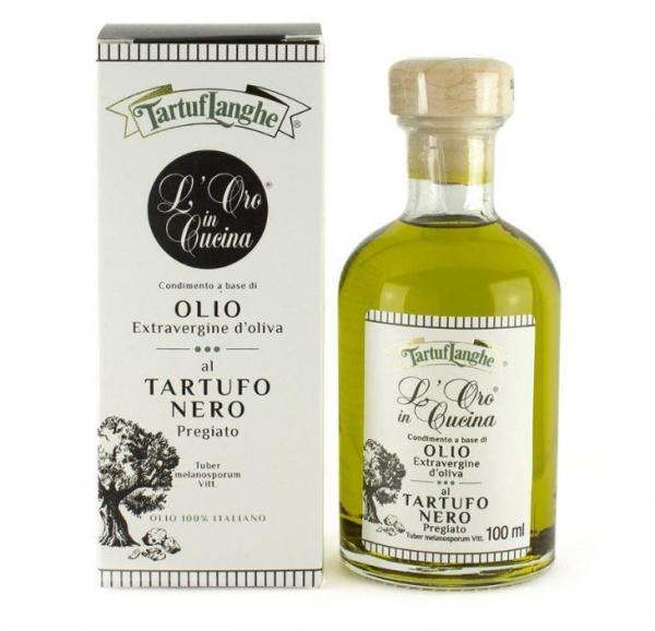 Extra Virgin Olive Oil with Black Truffle Slices & Natural flavor (3.38 fl oz) picture