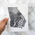 Georgia art print