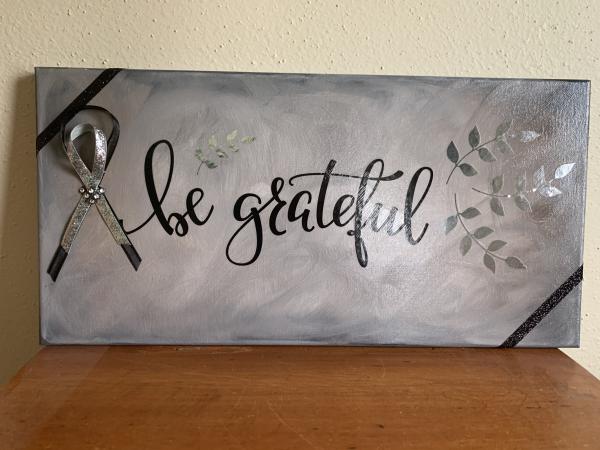 Be Grateful Canvas picture